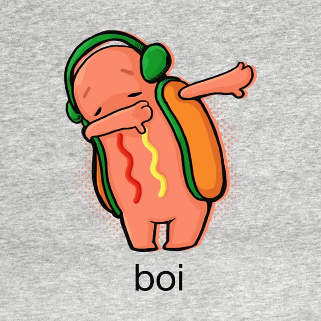 Dabbin Hot Dog by mohymochi